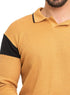 Hafan F - Striped Polo Neck Pullover Design 1 - Khotwh